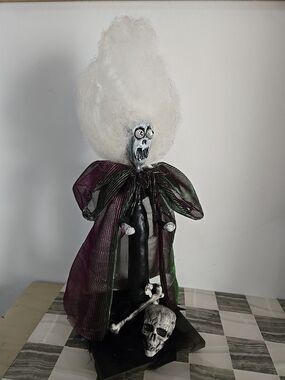 Creepy Hand-Sculpted Art Doll OOAK Signed Mystical Magician Creature